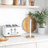 Toronto Kitchen Roll Holder - White - White - BW13565WEU7 - Salter - 5054061558852