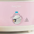 Pink Salter slow cooker control panel showing dial with off, low, high, warm settings