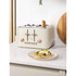 Pebble Kettle & 4-Slice Toaster Set – Stone