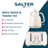 Retro Kettle & Toaster Set – Cream