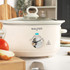 Cream Salter slow cooker with chilli con carne, shown on a worktop in kitchen setting