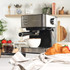 Manual Espresso Machine With Milk Frother - Silver - EK6137 - Salter - 5054061507430