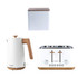 Toronto Kettle, 4-Slice Toaster & Bread Bin Set