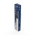 Boxed Salter digital meat thermometer with display, black and silver, angled view