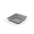 Square non-stick baking tin in grey