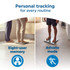 Banner showing bathroom scale features: eight-user memory and athlete mode