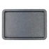 Grey speckled non-stick baking tray shown from above