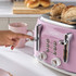 Retro Kettle, Toaster & Slow Cooker Set – Pink