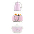 Retro Kettle, Toaster & Slow Cooker Set – Pink