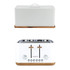 Toronto Toaster & Bread Bin Set - White Toronto Toaster & Bread Bin Set - White