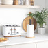 Toronto Mug Tree & Kitchen Roll Holder - Black