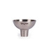 Stainless steel kitchen funnel with Salter logo, shown upright