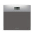 Salter silver and grey digital bathroom scale with LCD display, shown from above