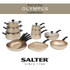 Olympus 16 & 20 cm Saucepan Set – Gold Olympus 16 & 20 cm Saucepan Set – Gold - Gold - COMBO-9757 - Salter - 5054061602661