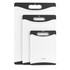 3-Piece Plastic Chopping Board Set – Black/White - Pink - BW13904EU7 - Salter - 5054061582192