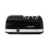 Black electric knife sharpener with Salter logo, shown from the side.