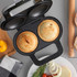 Salter pie maker with two baked pies shown, countertop view