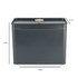Large dark grey metal storage tin with lid, shown with measurements 26.3 x 33.8 x 18.7 cm