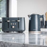 Salter matte grey kettle and 4-slice toaster set on kitchen countertop