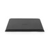 Black digital kitchen scale, flat square design, front view