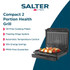 Salter ActiGrill Compact electric grill box, showing black appliance for cooking paninis and chicken.