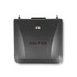 Black Salter sandwich maker closed, showing top steam symbol and indicator lights