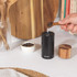 Toronto 8-Piece Countertop Set – Black/Wooden Accents - Black - COMBO-9413 - Salter - 5054061547238