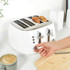 Boston 4-Slice Toaster - White - EK6558MW - Salter - 5054061593839