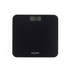 Black digital bathroom scale with Salter branding and LCD display