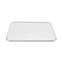 Rectangular metal mesh oven rack for cooling or baking, shown from above.