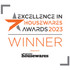 Excellence in Housewares Awards 2023 Winner logo, presented by Progressive Housewares