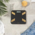 Glass Analyser Bathroom Scale - Black/Gold