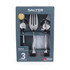 Salter Dalton 3-piece silver serving set in gift box