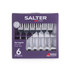 Boxed set of six silver dessert forks, Salter Harrogate range