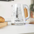 Marble Kettle & Toaster Set – White/Black
