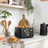 Alchemy 4-Slice Toaster - Black/Gold