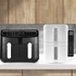 Salter dual drawer air fryers in black and white on kitchen counter