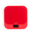 Red digital kitchen scale with Salter logo, top-down view