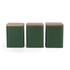 Toronto 3-Piece Canister Set – Green 
