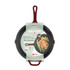 Red-handled cast iron fry pan, 26 cm, in packaging, Salter Chester collection