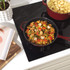 Red Salter cast iron frying pan shown from above