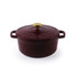 Chester 24cm Cast Iron Casserole Pot - Red | PFAS-free - BW13771R - 5054061581041