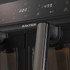 Close-up of Salter black air fryer oven control panel and handles