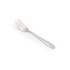 Stainless steel dessert fork, plain handle