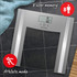 Glass Analyser Bathroom Scale - Grey 