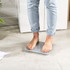 Grey digital kitchen scale with SALTER branding, square shape, angled product view