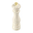 Cream salt mill with gold top, Salter branding, product image for marketplace.