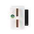 White double air fryer with wood-effect handles, PFAS free, Salter branding visible