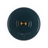 Round dark green casserole lid with gold knob, embossed with SALTER logo.