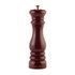 Red wooden pepper mill with gold knob, Salter branding at base
